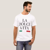 La Dolce Vita Italienischer T - Shirt Männer (Vorne ganz)