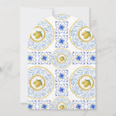 "La Dolce Vita" italienisches Brautparty Einladung (Rückseite)