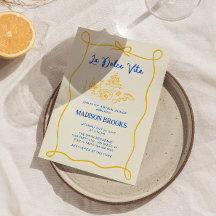 La Dolce Vita Italienisches Brautparty