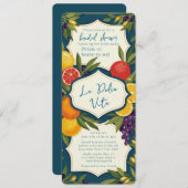 La Dolce Vita Italy Bridal Shower Einladung (Vorne/Hinten)