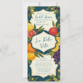 La Dolce Vita Italy Bridal Shower Einladung (Vorderseite)