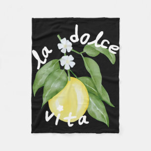 La Dolce Vita La Dolce Bride Italien Lemon Matchin Fleecedecke