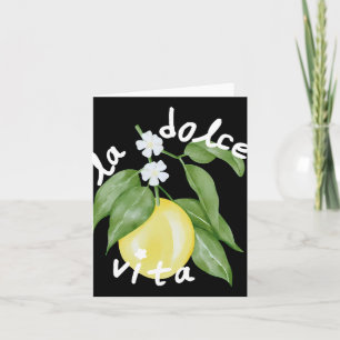 La Dolce Vita La Dolce Bride Italien Lemon Matchin Karte