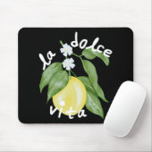 La Dolce Vita La Dolce Bride Italien Lemon Matchin Mousepad (Mit Mouse)