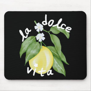 La Dolce Vita La Dolce Bride Italien Lemon Matchin Mousepad