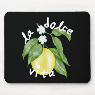 La Dolce Vita La Dolce Bride Italien Zitrone passe Mousepad