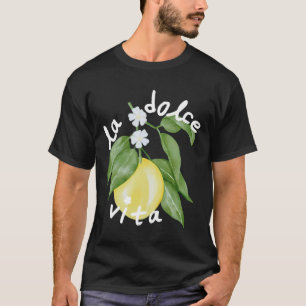 La Dolce Vita La Dolce Bride Italien Zitrone passe T-Shirt