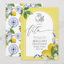 "La Dolce Vita" Lemon and Tile Italian Wedding