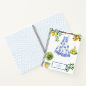 La Dolce Vita Lemon Blue Italien Notizblock (Innenseite)