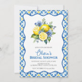 La Dolce Vita Lemon Brautparty Einladung (Vorderseite)