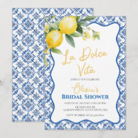 La Dolce Vita Lemon Brautparty mit Blumenstrauß im