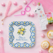 La Dolce Vita Lemon Brautparty Pappteller (Party)