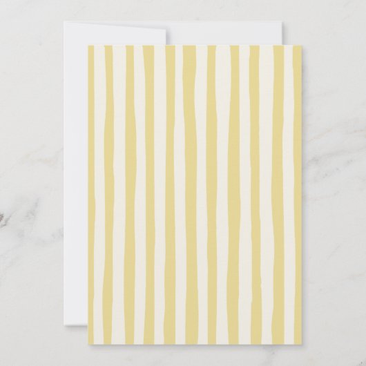 La Dolce Vita Lemon Bridal Dusche Einladung (Rückseite)