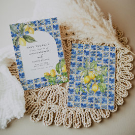 La Dolce Vita Lemon Citrus Save the Date Einladung