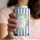 La Dolce Vita Lemon Floral Wedding Can Cooler Dosenkühler