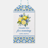 La Dolce Vita Lemon Vielen Dank Geschenkanhänger (Vorderseite)