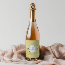 La Dolce Vita Lemon Wedding Wein Flasche Etikett