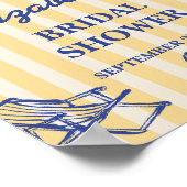 La Dolce Vita Lemons Brautparty Empfang Poster (Ecke)