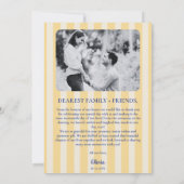 La Dolce Vita Lemons Italian Bridal Shower Dankeskarte (Rückseite)