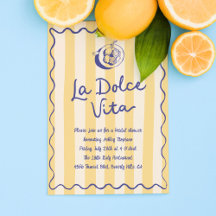 La Dolce Vita Lemons italienisches Brautparty