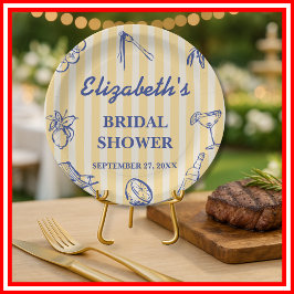 La Dolce Vita Lemons italienisches Brautparty Pappteller