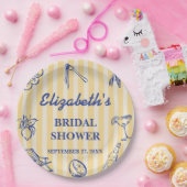 La Dolce Vita Lemons italienisches Brautparty Pappteller (Party)