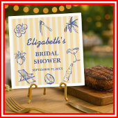 La Dolce Vita Lemons italienisches Brautparty Serviette