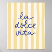 La Dolce Vita Mediteran Italienisches Positano Poster (Vorne)