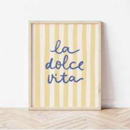 La Dolce Vita Mediteran Italienisches Positano Poster