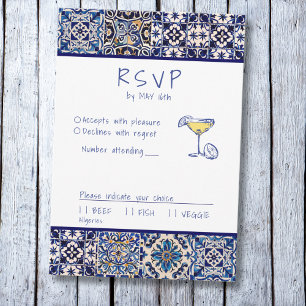 La Dolce Vita Mediterrane Kachel RSVP Karte