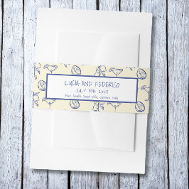 La Dolce Vita Mediterrane Zitronen Einladungsbanderole