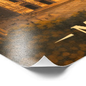 La Dolce Vita - Milan Vintage Travel Poster (Ecke)