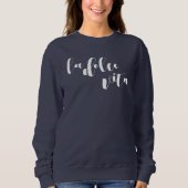 La Dolce Vita Minimalistisch Comfy Sweatshirt (Vorderseite)