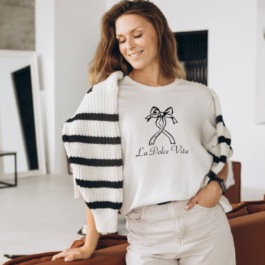 La Dolce Vita mit Ribbon T-Shirt