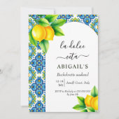 La Dolce Vita Mittelmeer Bacheloretto Einladung (Vorderseite)