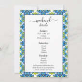 La Dolce Vita Mittelmeer Bacheloretto Einladung (Rückseite)