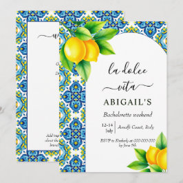 La Dolce Vita Mittelmeer Bacheloretto Einladung