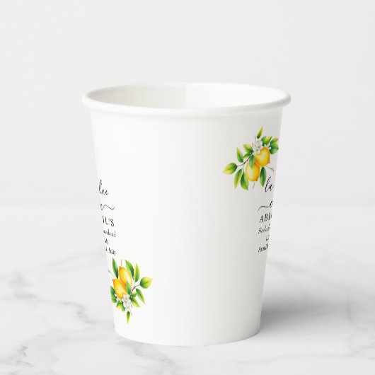 La Dolce Vita Mittelmeer Bacheloretto Pappbecher (Links)