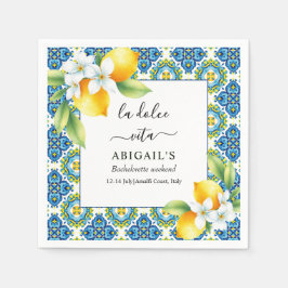 La Dolce Vita Mittelmeer Bacheloretto Serviette