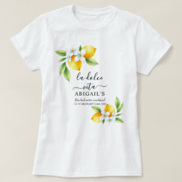 La Dolce Vita Mittelmeer Bacheloretto T-Shirt