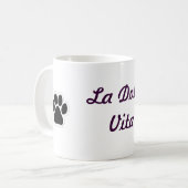 La Dolce Vita Pawprint Tasse (Vorderseite Links)
