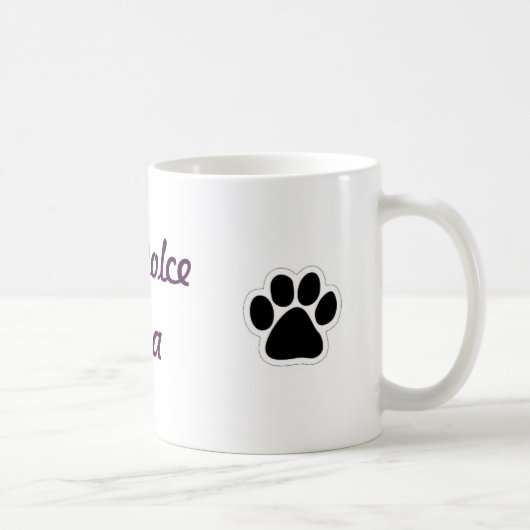 La Dolce Vita Pawprint Tasse (Rechts)