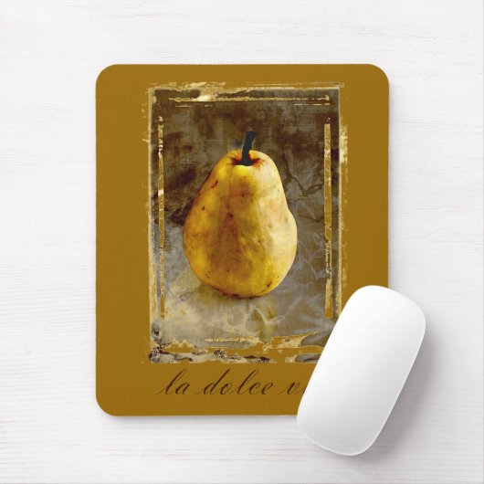 La Dolce Vita Pear Mousepad (Mit Mouse)