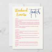 La Dolce Vita Poolside Einladung (Rückseite)