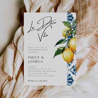 La Dolce Vita Positano Italienische Engagement Par Einladung