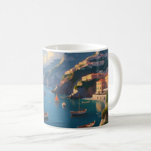 La Dolce Vita Positano Tasse | Amalfi Coast Lemon (VorderseiteRechts)