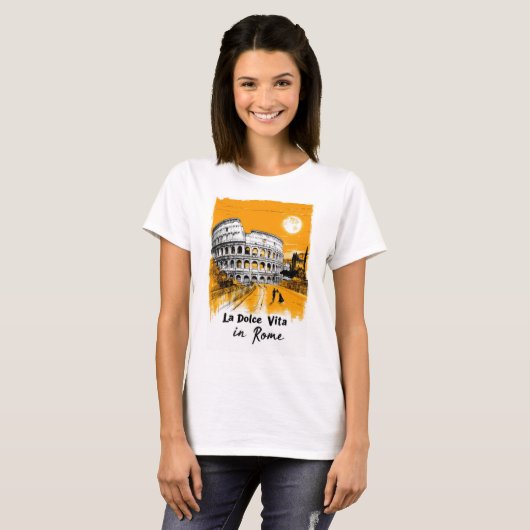 La Dolce Vita - Poster Art T-Shirt (Vorne ganz)