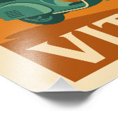 La Dolce Vita – Retro Italian Coast Travel Fotodruck (Ecke)