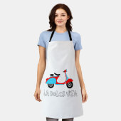 La Dolce Vita Scooter Liebe Schürze (Getragen)