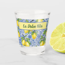 La Dolce Vita Sizilianische Zitrone, Maiolica-Flie